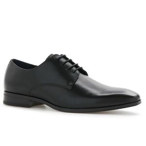 - Perry Ellis Portfolio Randall Men's Black Leather Dress Shoes sz 12 nwb